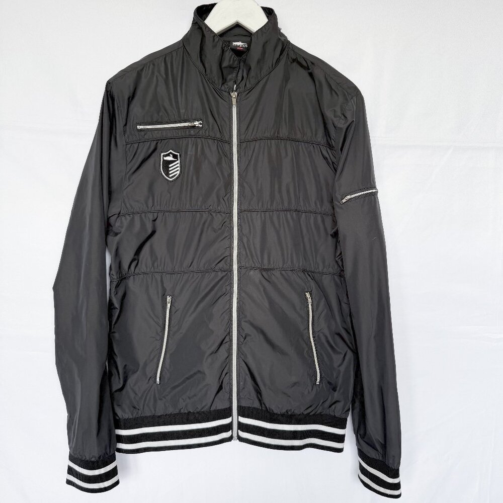 Atticus Black Light Zip Nylon Jacket